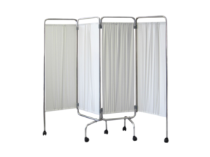 Širma keturių dalių su ratukais