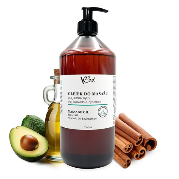 Natūralus veganiškas masažinis aliejus „VCee”, 1000 ml