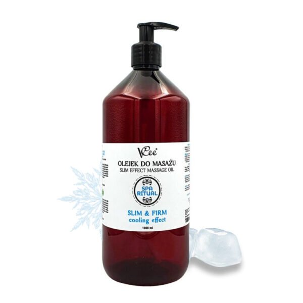 Natūralus veganiškas masažinis aliejus „VCee”, 1000 ml