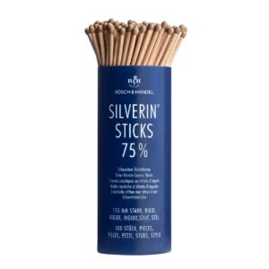 Pagaliukai SILVERIN® 75 % 115 mm, kieti, 100 vnt.