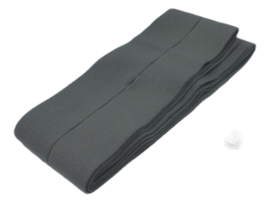 Daugkartinis, elastinis vaisiaus diržas 6 x 150 cm, pilki, 1 vnt.