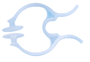 Plastikinis nosies spaustukas, 1 vnt.