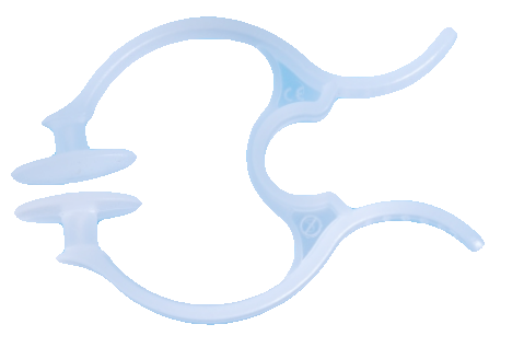 Plastikinis nosies spaustukas, 1 vnt.