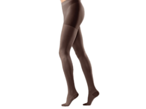 Kompresinės pėdkelnės juodos, vidutinis suspaudimas „Sanyleg”