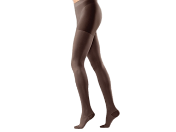 Kompresinės pėdkelnės juodos, vidutinis suspaudimas „Sanyleg”