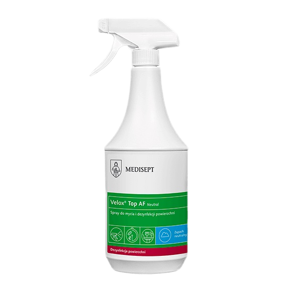 „Velox Top AF Medisept“ – purškiklis paviršiams ir medicininei įrangai dezinfekuoti , 1L