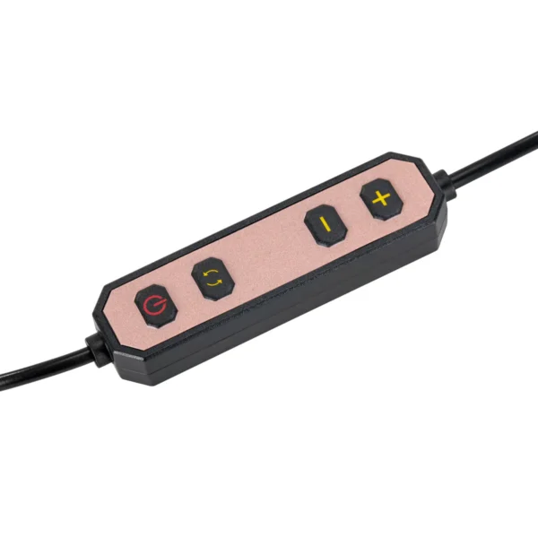 Šviestuvas „Glow MX3” tvirtinamas prie stalo, baltas