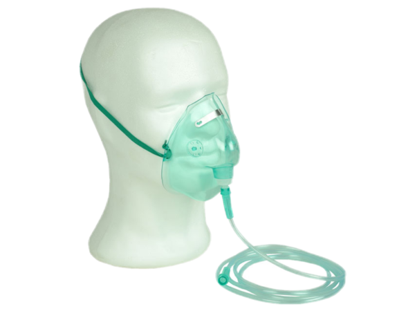 Deguonies kaukė vaikams su vamzdeliais, 1 vnt.