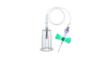 VACUETTE® EVOPROTECT Safety kraujo paėmimo rinkinys su laikikliu 21G × 19 mm × 30 cm, 1 vnt.