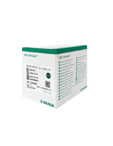 Sterican kaniulės – žalios Ø 0,80 x 40 mm 21G / 100 vnt.