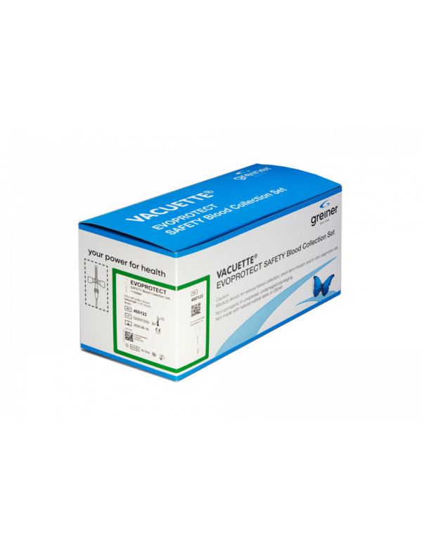 VACUETTE® EVOPROTECT saugus kraujo surinkimo rinkinys, 1 vnt.
