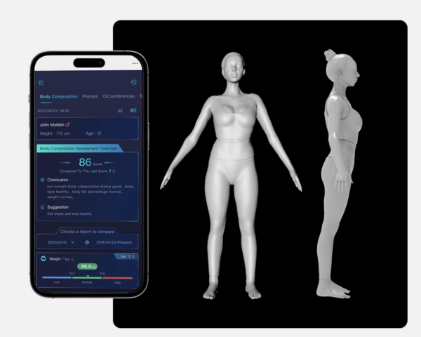 „Visbody S-30” – 3D kūno analizatorius su segmentine BIA analize