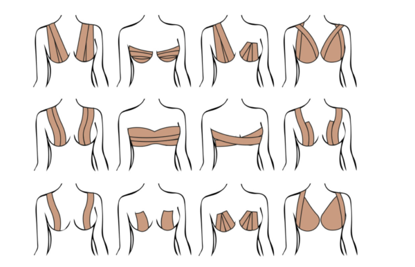Modeliuojanti krūtinės juosta „Boob Tape“