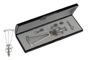 Schiotz tonometras, tiesi skalė