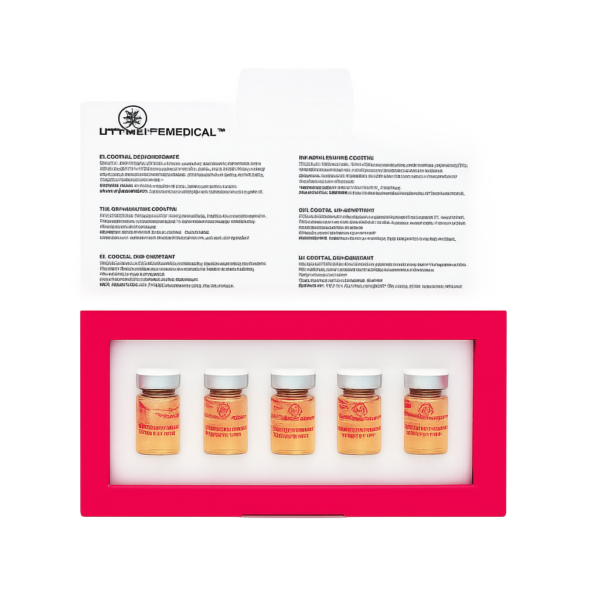 Depigmentacijos kokteilis – 5 x 5 ml | nuo odos spalvos pakitimų, pigmentinių ir senatvės dėmių