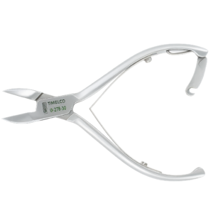 Nagų žnyplės, 14 cm, lenktos