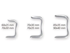 SIMS retraktorių rinkinys, 3 vnt.