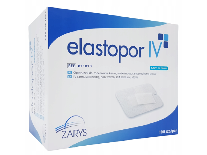 ELASTOPOR IV 6 cm x 8 cm, 100 vnt.
