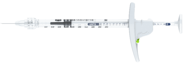 „3Dose švirkštas”, žalias, injekcijoms, 1 ml, 1 vnt.