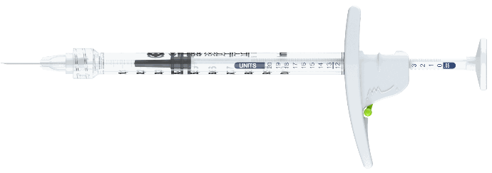 „3Dose švirkštas”, žalias, injekcijoms, 1 ml, 1 vnt.