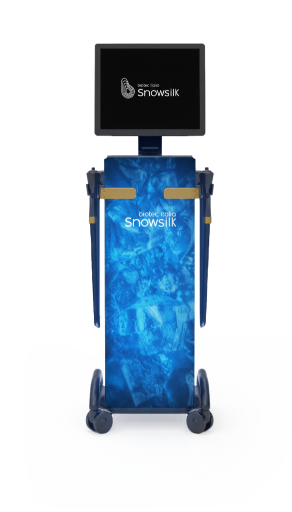 BIOTEC ITALIA SNOWSILK odos analizės ir atjauninimo platforma su AI technologija