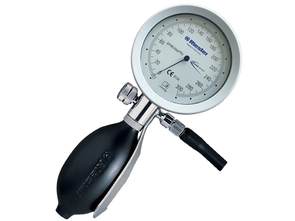 RIESTER Precisa® N Shock-Proof aneroidinis kraujospūdžio matuoklis