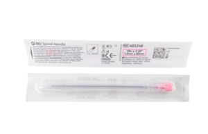 BD Quincke spinalinė adata 18G (1,2 x 90 mm), 1 vnt.