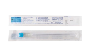 KD-FINE Quincke spinalinė adata 23G (0,6 x 88 mm), 1 vnt.