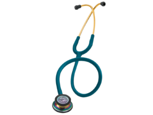 3M™ Littmann® Classic III stetoskopas – Caribbean Blue su Rainbow apdaila (5807)