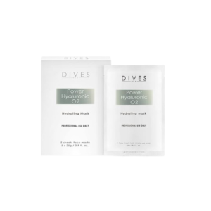 DIVES MED Power Hyaluronic O2 Mask – drėkinamoji ir deguonimi prisotinanti veido kaukė, 1 vnt.
