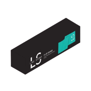 Line Sport Flat Band reabilitacinė pasipriešinimo juosta, žalia, lengvas pasipriešinimas, 2 m