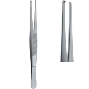 Anatominis pincetas 20 cm su dantukai