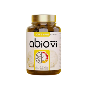 ABIOVI „Lion’s Mane” Gericijaus grybų ekstraktas 12:1, 60 kapsulių