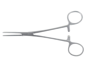 Kelly tiesios hemostatinės žnyplės, 16 cm