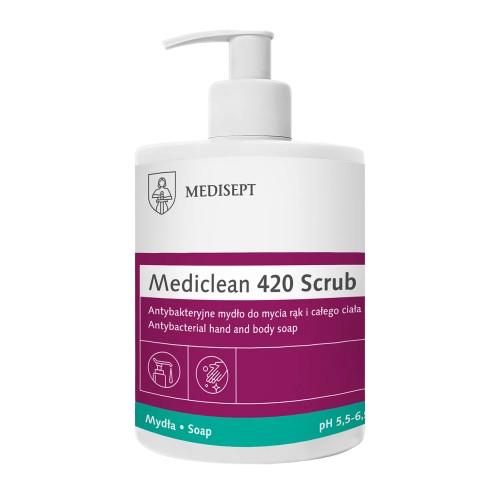 MEDICLEAN 420 Scrub antibakterinis skystas muilas, 500 ml