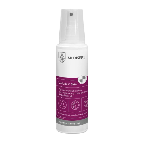 VELODES Skin MEDISEPT rankų ir odos dezinfekavimo skystis, 250 ml