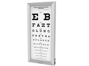 LED optometrinė lentelė ULTRA SLIM,  5 m